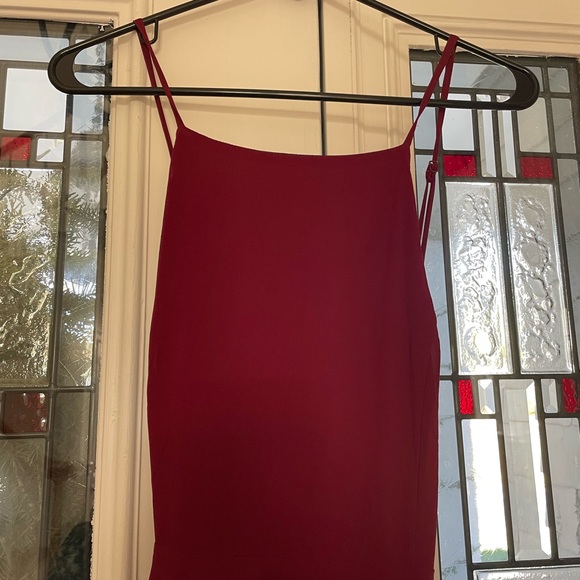 LILUS Mythical Kind of Love Wine Red Maxi Dress - Picture 2 of 5